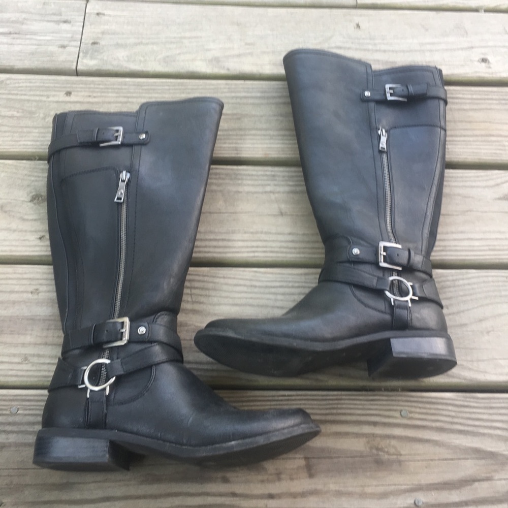 G by Guess wide leg black boot 8.5